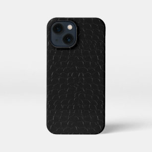 ブラックアリゲータースキンプリント iPhone 13 MINIケース