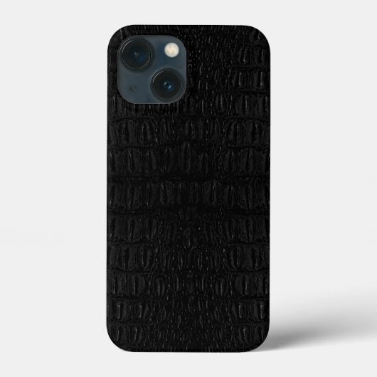 ブラックアリゲーター スキン柄 新作 Case-Mate iPhoneケース (裏面)