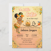 ブラックアリトルかわいこちゃんが彼女の方法招待状 招待状 (正面)