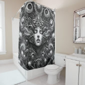 ブラックアルバムシャワーカーテン シャワーカーテン (インサイチュ)