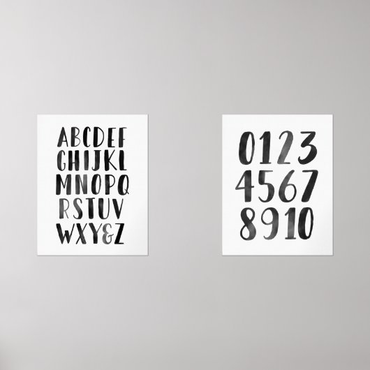 ブラックアルファベットと数字の教育教室 (正面)