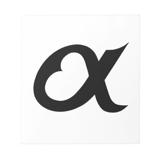 ブラックアルプス ノートパッド (正面)