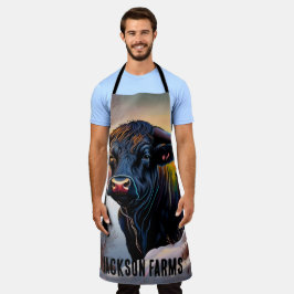 ブラックアンガスブルウィンター エプロン