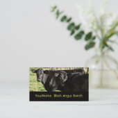 ブラックアンガス牛牧場 名刺 (スタンド正面)