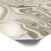 ブラックアンドクリームホワイト抽象芸術プリント フォトプリント            (角)