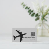 ブラックアンドグモダンレイKC-135航空機 名刺 (スタンド正面)