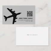 ブラックアンドグモダンレイKC-135航空機 名刺 (正面/裏面)