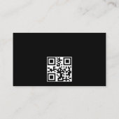 ブラックアンドゴールデンモダンスポーツカービジネスカード 名刺 (裏面)