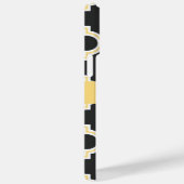ブラックアンドゴールデンモロッコクローバー Case-Mate iPhoneケース (裏面 / 右)