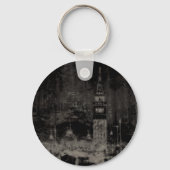 ブラックアンドタウペスカイライン動揺してヴェネツィアイタリア キーホルダー (正面)