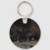 ブラックアンドタウペスカイライン動揺してヴェネツィアイタリア キーホルダー (裏面)