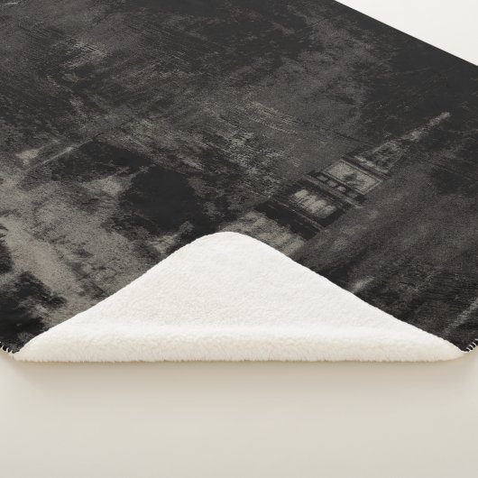 ブラックアンドタウペスカイライン動揺してヴェネツィアイタリア シェルパブランケット (3/4)