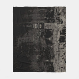 ブラックアンドタウペスカイライン動揺してヴェネツィアイタリア フリースブランケット