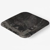 ブラックアンドタウペスカイライン動揺してヴェネツィアイタリア ペーパープレート (傾斜あり)