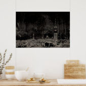 ブラックアンドタウペスカイライン動揺してヴェネツィアイタリア ポスター (キッチン)