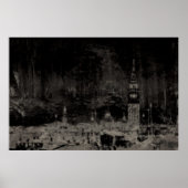 ブラックアンドタウペスカイライン動揺してヴェネツィアイタリア ポスター (正面)