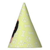 ブラックアンドタンカバリエスパニエル犬誕生日  パーティーハット (右)