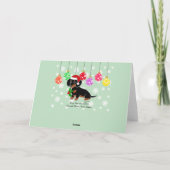 ブラックアンドタンダシュンドサンタ シーズンカード (裏面)