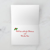 ブラックアンドタンダシュンドサンタ シーズンカード (内部)