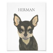 ブラックアンドタンチワフアアート フォトプリント            (正面)