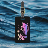 ブラックアンドピンクスクルーズバケーション ラゲッジタグ