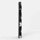 ブラックアンドホワイトのサッカーチーム Case-Mate iPhoneケース (裏面/右)