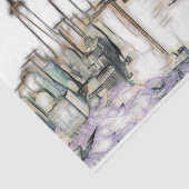 ブラックアンドホワイトスカイラインニューヨークシティスケッチ 薄葉紙 (詳細)