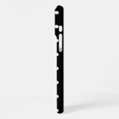 ブラックアンドホワイトドット iPhone 16 Pro Max タフケース iPhoneケース (左側面)