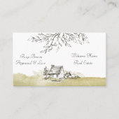 ブラックアンドホワイトハウス不動産仲介業者 名刺 (正面)