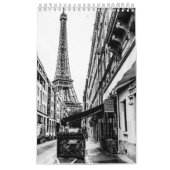 ブラックアンドホワイトパリホームデコール カレンダー (カバー)