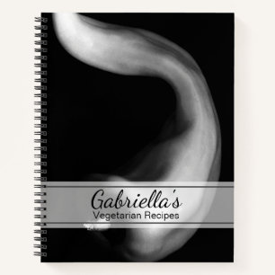 ブラックアンドホワイトペッパーベジタリアンレシピ ノートブック