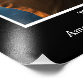 ブラックアンドホワイト2周年記念写真コラージュ フォトプリント (角)