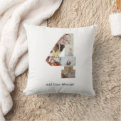 ブラックアンドホワイト ナンバー4 フォトコラージュ クッション (ブランケット)