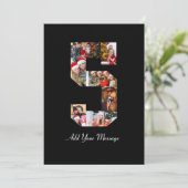 ブラックアンドホワイト ナンバー5 フォトコラージュ カード (スタンド正面)