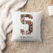 ブラックアンドホワイト ナンバー5 フォトコラージュ クッション (ブランケット)