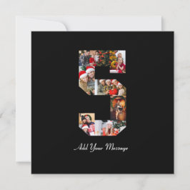 ブラックアンドホワイト ナンバー5 フォトコラージュ シーズンカード