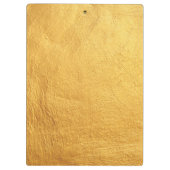 ブラックアンド金ゴールドラグジュアリーデザイン クリップボード (裏面)