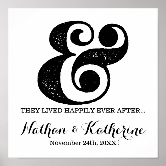 ブラックアンパサンドの日結婚付け後 ポスター (正面)