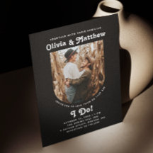 ブラックアーチフォトシンプルーのレトロ結婚groovy