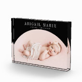 ブラックアーチベビーフォトキープサケ フォトブロック (右)