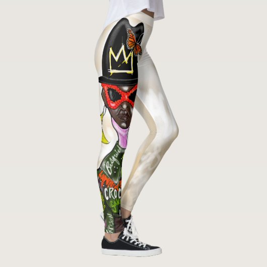 ブラックアートレギンス レギンス (右)