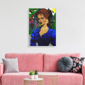 ブラックアート/ヴィンテージウォールアート キャンバスプリント (インサイチュ (リビング))