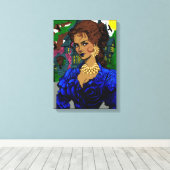 ブラックアート/ヴィンテージウォールアート キャンバスプリント (インサイチュ (ウッドフロア))