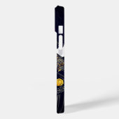 ブラックアーバン美しいロック転がレザージャケット反乱者 Case-Mate iPhoneケース (裏面 / 左)