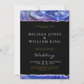 ブラックアー結婚ト 招待状 (正面)