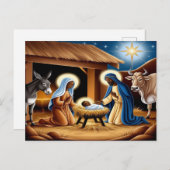 ブラックイエス出生シーンポストカード シーズンポストカード (正面/裏面)