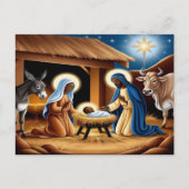 ブラックイエス出生シーンポストカード シーズンポストカード (正面)