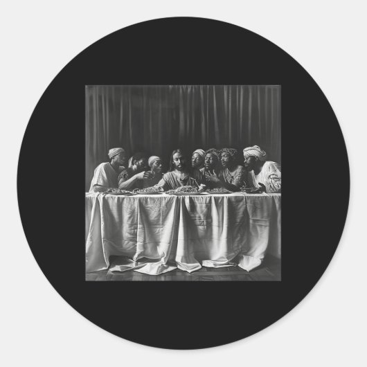 ブラックイエス、最後の聖餐式、イエス6 ラウンドシール (正面)