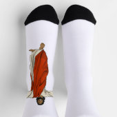 ブラックイエスTシャツ ソックス (上部)