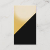 ブラックイエローシンプルコンサルタントの名刺 名刺 (裏面)